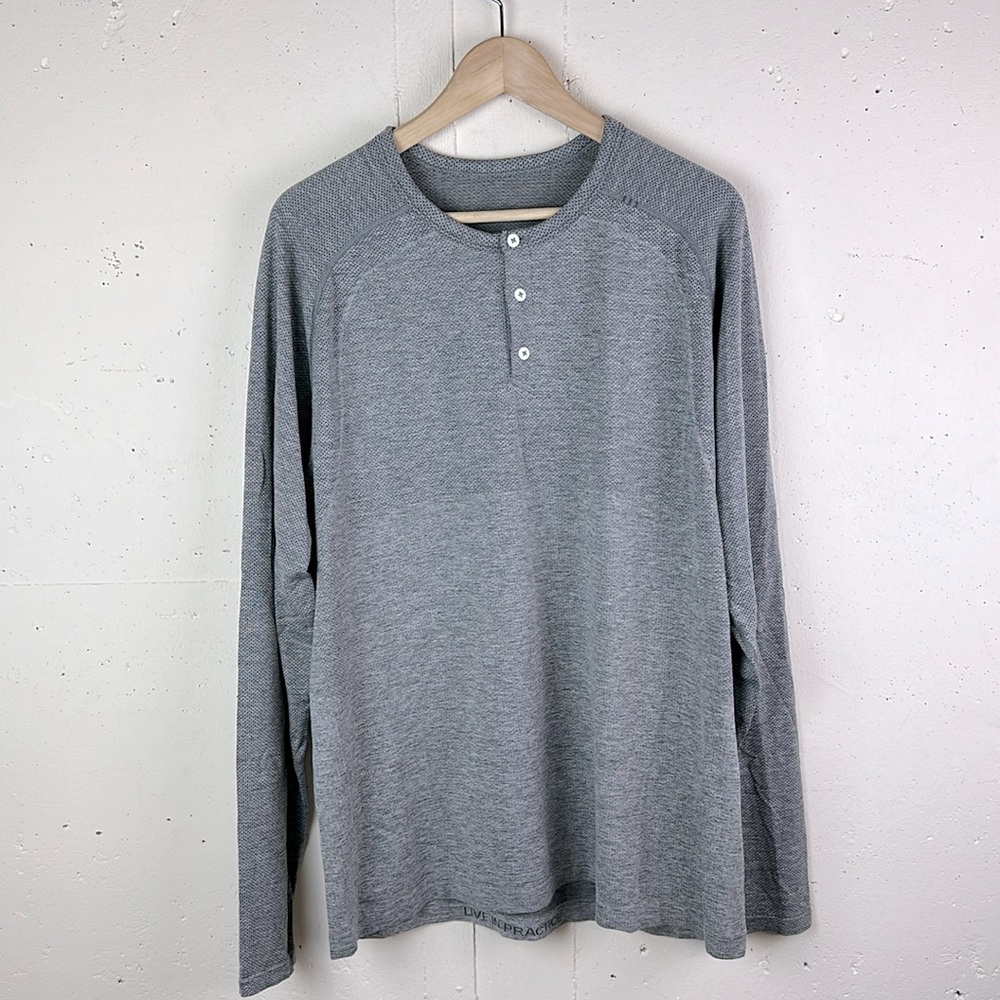 Lululemon Metal Vent Tech Long Sleeve Henley 2.0